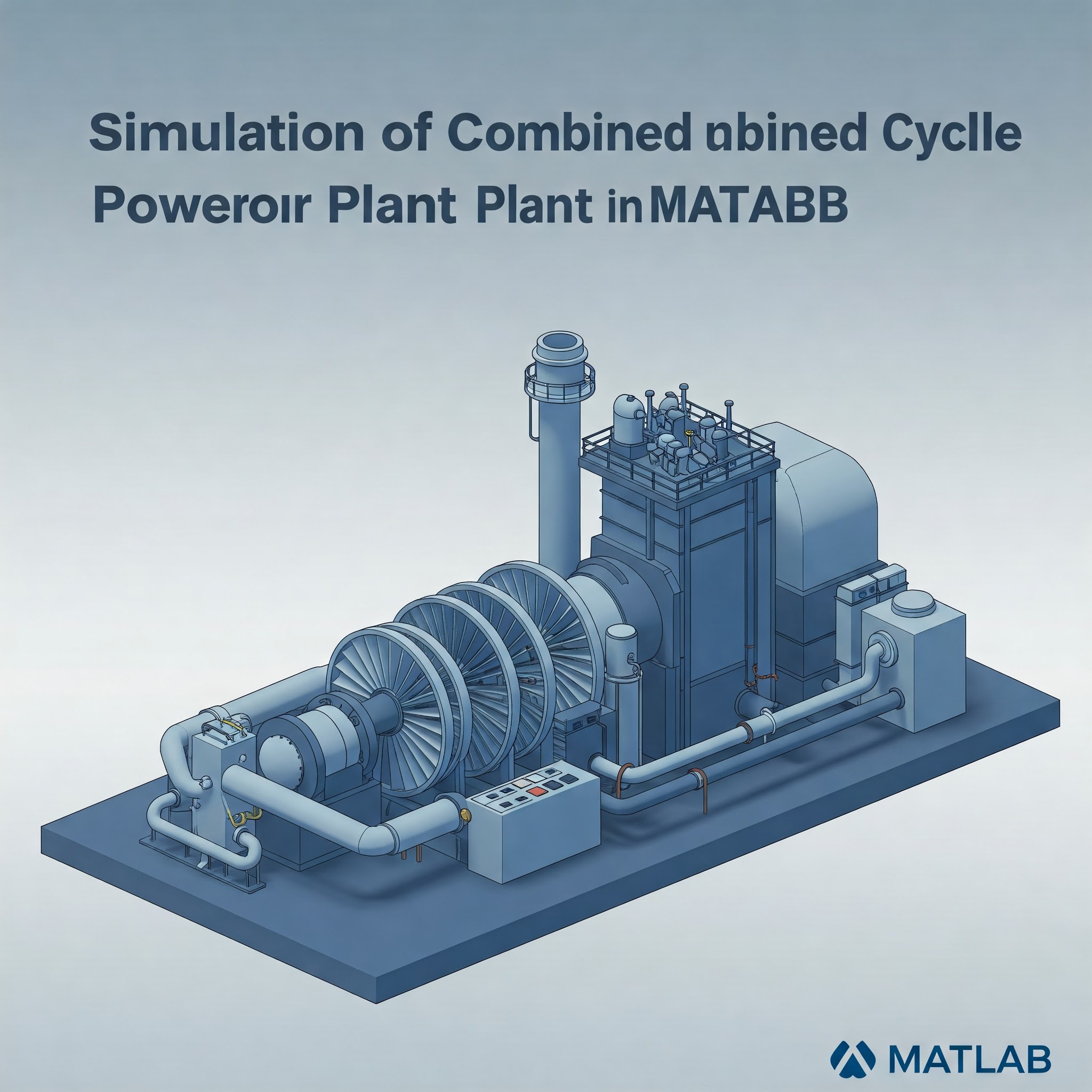 Simulation of Combined Cycle Gas Turbine Power Plant in MATLAB